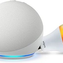 Amazon Echo Dot (5th Gen, White) Smart Home Combo with Wipro 12W LED Smart Color Bulb-14