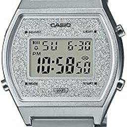 Vintage B640WDG-7DF Silver Digital Dial Silver Stainless Steel Band D186-image-42