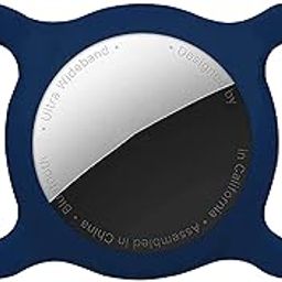 SQUIF Airtag Case for Pets With Collar | Protective Silicone Cover Compatible With Apple Airtag for Dogs, Cats (Blue)-12