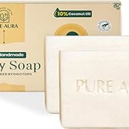 Pure Aura Baby Soap 100g – Pack of 2, Gentle, Chemical-Free Soap with Coconut Oil, Shea Butter & Jojoba Oil – Ideal for Sensitive Baby Skin, Moisturizing & Nourishing Care-image-25
