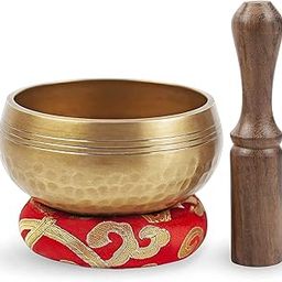 Hammered Handcrafted Mindfulness Meditation Holistic Sound Healing, Tibetan Singing Bowls for Meditation, Meditation Singing Bowl, Buddhist Singing Bowl - (3.5 Inch)-picture-22