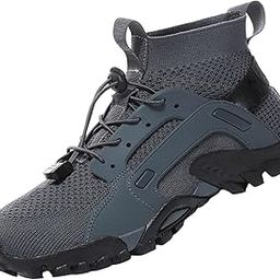 The Style Sutra Water Shoes Sneakers Lightweight Hiking Shoes for Outdoor Trekking Casual 41Yard Grey|Athletic|2 Shoe-image-9