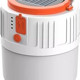 UDee Solar Camping Light, LED USB Rechargeable Tent Lamp, Waterproof 3 Modes Outdoor Lantern for Hiking, Camping-image-37