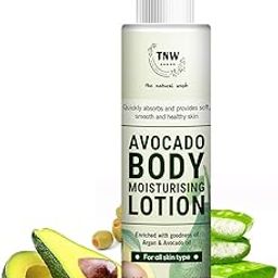 TNW-THE NATURAL WASH Avocado Body Moisturizing Lotion for Dry & Sensitive Skin With 24 hr nourishing Moisturizer Lotion Cream Vitamin C & E For Glowing Skin Restores Glow - 100 ml-5