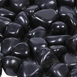 BUM BUM BHOLE Black Pebbles for Aquarium | Pebbles for Vase Fillers Outdoor/Indoor | Polished Black Pebbles for Garden Decoration Plants Pots & Multi Purpose Pack 5Kg (size25 mm to 35 mm)-picture-32
