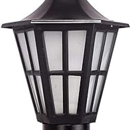 R.M Ms Model L-21 Main Gate Lights Pillar Waterproof With Black Metal Pvc Outdoor, Gate, Garden, Pillar Post Lighting (Bulb Not Included)-25