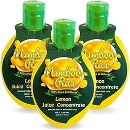 Nimboo Ras Lemon Juice Concentrate - Experience Asli Lemon Juice for Drinks, Cooking, Salad and Weight Loss - 100% Pure Natural Goodness - 126ml (Pack of 3)-picture-12
