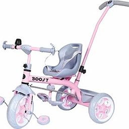 Dash Star Boost Tricycle with Storage Basket and Wide Seat for 12 Months to 48 Months (Pink)-image-29