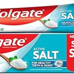 Colgate Active Salt 300g (200g + 100g , Pack of 2) Toothpaste, Daily Germ Protection, Toothpaste with Salt and Mint, Healthy Gums & Teeth, Toothpaste that Fights Germs & Eliminates Bad Breath-10