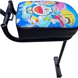 Ride Emeral Folding Baby Seat with Attrective Cartoon Doraemon Print for Kids Compatible with TVS, Hero, Suzuki, Honda Activa 5G, Activa 6G(Doraemon Blue)-image-96