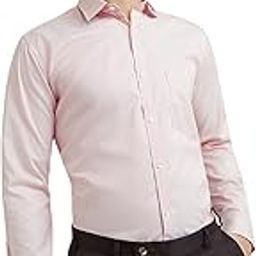 park avenue Men's Slim Fit Structure Pattern Cotton Polyester Blend Semi Cutaway Collar Full Sleeve Formal Shirt-picture-49
