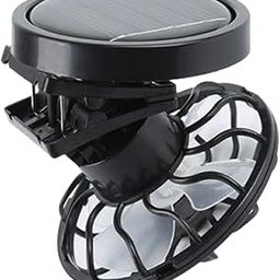 HEAVENGLOW Solar Fan Lightweight Small Clip on Hat Fan for Sports Traveling Backpacking-image-46