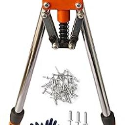 Inditrust 18 Inch (450MM) Hand Riveter Gun, Riveting Tool Fast Hitting Rivet Gun with 30 rivets and gloves-image-26