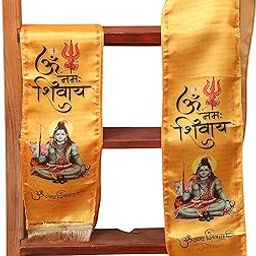 Blessings Stole – Lord Shiva Stoles: Shop Shakti Blessings Patka & Silk Cloth Print Dupatta Unisex God Printed Scarf for Spiritual Wear-image-54