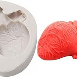 Halloween 3D Human Heart Organ Silicone Chocolate Jello Shot Mold Cake Decorating Tool Soap Candle Resin Mold-image-29