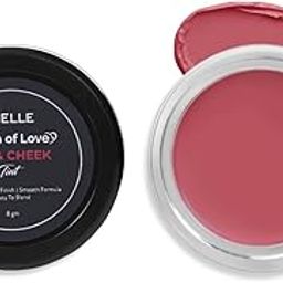 RIELLE Touch of Love Lip & Cheek Tint For Women - Creamy Matte Finish & Easy to Blend Smooth Formula | Enriched with Vitamin E | For Lips, Cheeks & Eyelids | Shade : 203 Pecan Pout - 8gm-8