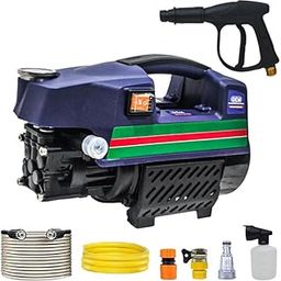 OEM Professional 2000W Electric Pressure Washer | Heavy Copper Motor, 8m Steel Pressure Pipe | Special Gun with Foam Bottle, Multipurpose Car Washer-picture-1