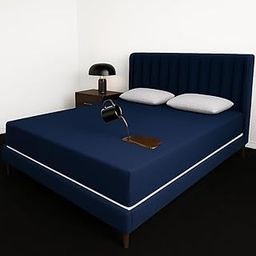 MK LIFE Waterproof Mattress Protector King Size 72x78 – Terry Cotton Fitted Cover | Soft, Breathable, Noiseless | Hypoallergenic, Dustproof, Washable Bed Sheet Style Mattress Cover. (Blue, 72x78)-image-82