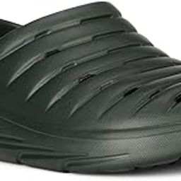 Bata Dark Green Clog Sandal with Backstrap for Men|Comfortable|Lightweight|Waterproof|Slip Resistant-picture-11