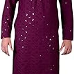 Buy Stylish Men Purple Colour Kurta Pajaama-image-53