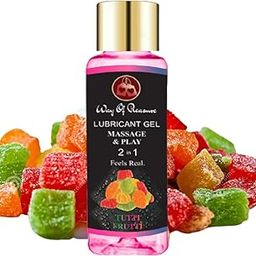 Way Of Pleasure Lube Flavoured Lubricant Gel-50Ml|Water Based Lube|Pack Of 3(Tutti Frutti,Pack Of 3)-image-93