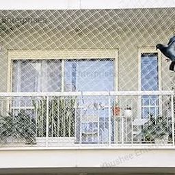 Khushee Enterprises UV Stabilized Bird Net- (10 X 25 FT)/Anti Bird Net/Pigeon Net / 15 PLY with Attached Corner Ropes & Installation Kit/Size- (10 X 25 FT)-image-1