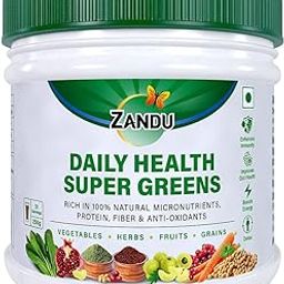 Zandu Daily Health Super Greens (250g): India’s 1st Ayurvedic Blend to Meet your Daily Nutritional Needs | 100% Natural | Contains Green Veggies, Herbs, Fruits, and Grains | Scientifically Proven-34