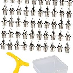 THE STYLE SUTRA® 50Pcs Sturdy Replacement Spikes for Short Running Shoes Track Shoes Training Yellow | Sporting Goods | Outdoor Sports | Track & Field-31