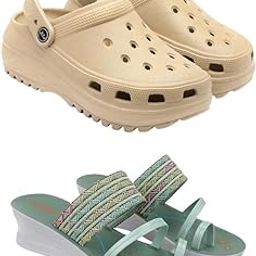 Extra Soft Classic Casual wear with Flexibility Technology Wedges Combo for Women's/Girl's(6129/1948)()-image-29