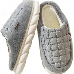 topibaaz Winter Slipper for Men and Women Flip Flop Soft Velvet Fur Indoor Bedroom Slides for Girl Boys Home Carpet Casual Room Slipper Chappal-picture-6