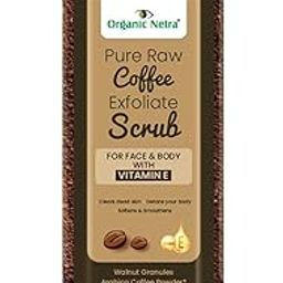 Organic Netra Pure Raw Coffee Exfoliate Scrub for Face and Body with Vitamin E | Deeply Hydrates and Moistures Skin | Enriched with Natural and Organic Ingredients|Paraben Free - 135gm (Pack of 1)-35