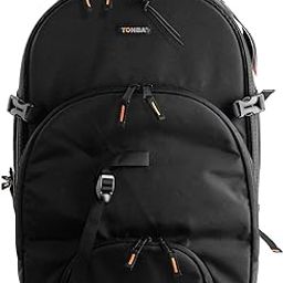 Osaka TONBA TB786 Waterproof Camera Backpack Camera Bag for Heavy Duty DSLR Lens Accessories Tripod monopod and Video Camera Canon Sony Nikon Fujifilm Panasonic Lumix Cameras (black)-4
