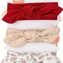 POLKA TOTS Cotton Multi Designs Print Princess Headband Set - Multicolor - Set Of 3-image-35