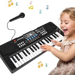Hestor Kids Piano with Microphone Recorder 37 Keys 8 Tones 8 Rhythms 6 Demos Portable Educational Musical Instruments Keyboard Toys for 3 to 8Years Old Boys, Girls Gifts.-picture-12