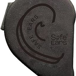 Safe Ears Protection Aid, Solid Series Black, Regular Right, Easy to Clean and Wear (Solid Black)-image-12