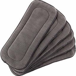 Kogar (Set Of 5) Premium 5 Layers Bamboo Fibre Charcoal Reusable Diaper Inserts-image-19
