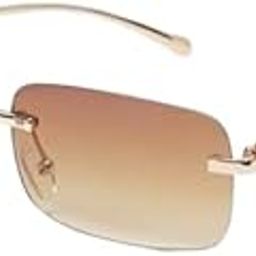Giffemans Retro Luxury Metal Frameless Rectangle Leopard Arms Colored Lens Sunglasses Lightweight Unisex Metal Frame Stylish Polarized and 100% UV Protected For Men's and Women's-image-58