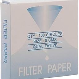 Labcare Round Superior Qualitative Filter Paper For Industry Laboratory School & College Students (Dia 9 cm, Pack of 100) (Dia 12.5 Cm)-6