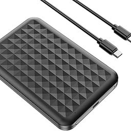 Amazon Basics 2.5" USB C External Hard Drive Enclosure | SATA III to USB Type-C | Tool-Free Installation | Supports UASP | Broad OS Compatibility (Black)-image-72