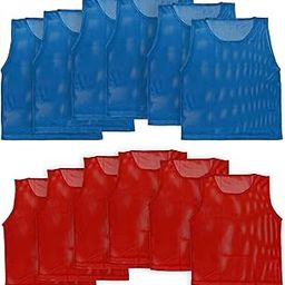 Athllete LITEMESH Pinnies Scrimmage Vests Team Practice Jersey for Children Youth Teen & Adult Sports (12 Jerseys)-picture-27