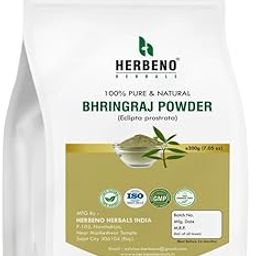 HERBENO Bhringraj Powder For Hair Care And Growth - 200 Gram-image-39