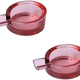 Mini Crystal Glass Ashtray Living Room Office Multifunctional Ashtray Creative Exquisite Compact Ins Style Ashtray-image-70