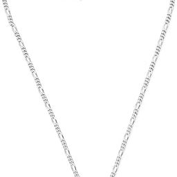 Sleek Flexible Comfortable Unisex Figaro Chain in Pure 92.5 Sterling Silver for Women Girls Men Boys | Chandi ki Chain | With Certificate of Authenticity |-image-8