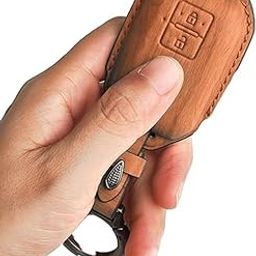 Vegan Wood Leather Finish Key Cover for Mar-UTI SZK Jiny, Fronx, Balno, Gand Vitra, XL6, Igis, Swit, Eriga, Brzza, Dzre (2-Button Smart Key.-image-93