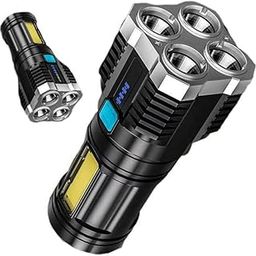 USB High Brightness LED Flashlight - Protable IPX5 Waterproof 4 Modes 4000 Lumens Zoom Flashlight for Camping | Outdoor Equipment | Emergency-16