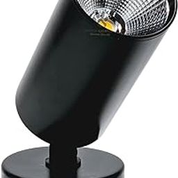 Mufasa 7 Watts Black Body Chrome Reflector LED Spot Light/Focus Light (for Wall or Ceiling Mount) (Warm White Output)-image-15
