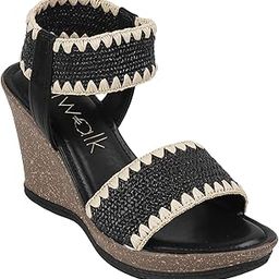 Women's Wedge Heel Anklestrap Platform Sandal-picture-0