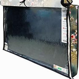 Mahal Creation PVC Printed LED TV Cover 32 Inch, Waterproof and Dustproof Cover (Green)-24