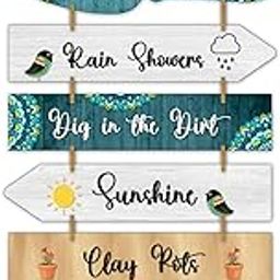 Shri Kanth Art ® Rain Shower Garden Wall Decorative Hanging | for Kitchen | Home | Garden | Items | Garden Rules Home Decor | Wall Hanging-image-76