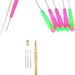 The Style Sutra 10Pcs Latch Hook Crochet Needles for Hair/Micro Braid Dreadlocks Maintaining|Crafts | Needlecrafts & Yarn | Crocheting & Knitting | Crochet Hooks-14